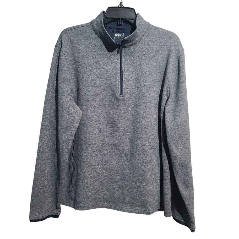 J.Crew Coolmax Half-Zip Performance Pullover Larg… - image 1
